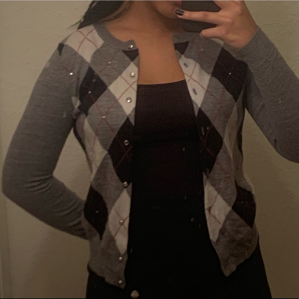 A cardigan.